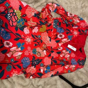 J.crew red dress nwt